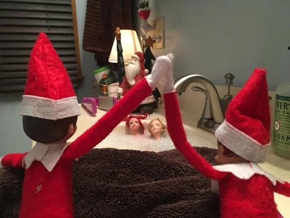 funny elf on a shelf ideas, elf on the shelf memes, elf prank suggestions, elf mischief concepts, humorous elf activities, elf-themed humor images, toy elf jokes, miniature troublemaker pics, witty elf antics, comedic elf positioning, ironic elf placements, elf on the shelf ideas for kids, child-friendly elf setups, kid-focused elf gags, youth-oriented elf displays
