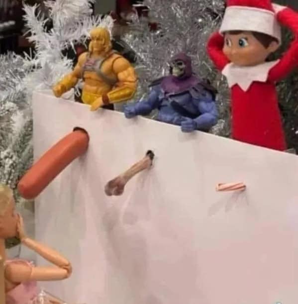 funny elf on a shelf ideas, elf on the shelf memes, elf prank suggestions, elf mischief concepts, humorous elf activities, elf-themed humor images, toy elf jokes, miniature troublemaker pics, witty elf antics, comedic elf positioning, ironic elf placements, elf on the shelf ideas for kids, child-friendly elf setups, kid-focused elf gags, youth-oriented elf displays