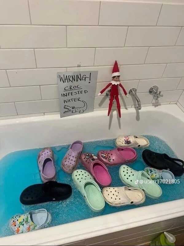 funny elf on a shelf ideas, elf on the shelf memes, elf prank suggestions, elf mischief concepts, humorous elf activities, elf-themed humor images, toy elf jokes, miniature troublemaker pics, witty elf antics, comedic elf positioning, ironic elf placements, elf on the shelf ideas for kids, child-friendly elf setups, kid-focused elf gags, youth-oriented elf displays