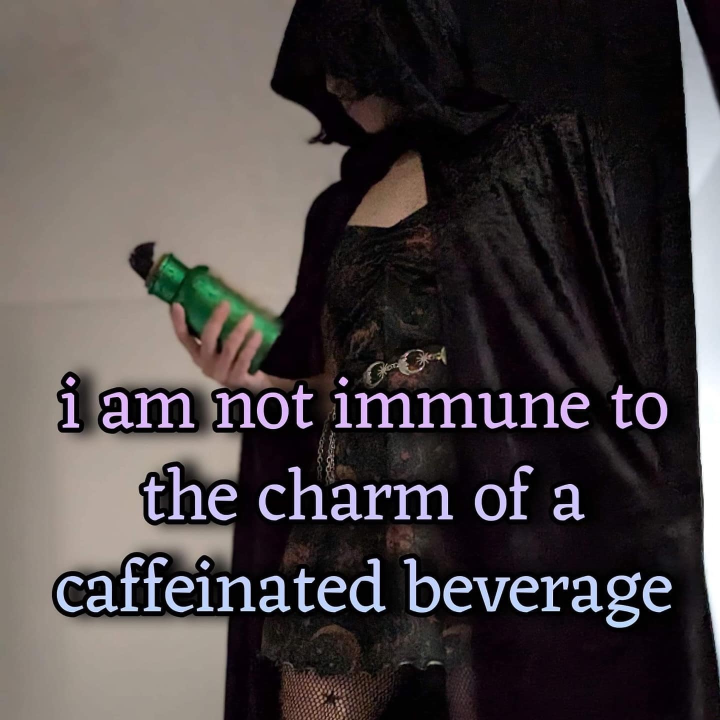 i am not immune to the charm of a caffeinated beverage