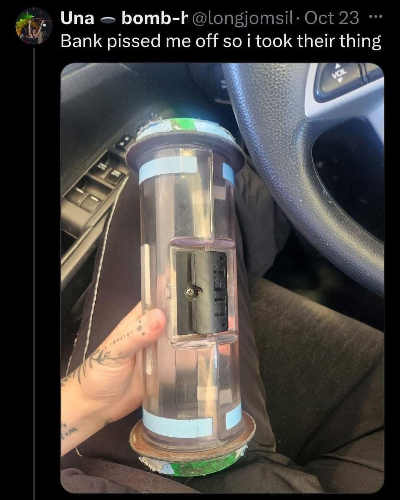 Bank pissed me off so i took their thing