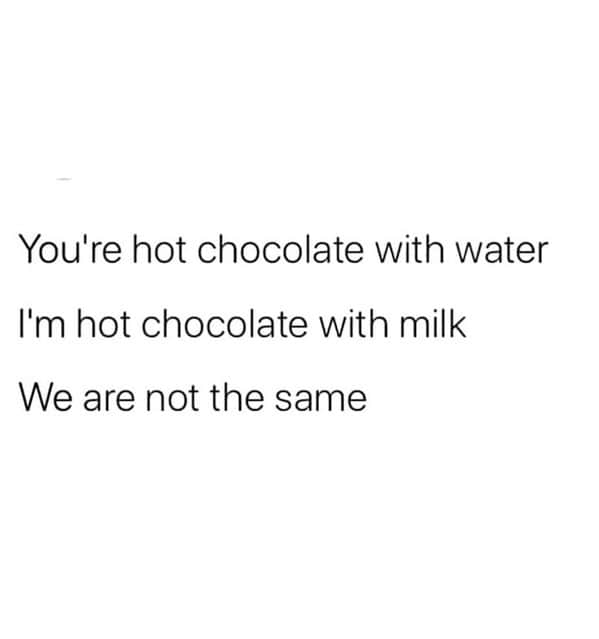 hot chocolate memes, cocoa memes, chocolate drink memes, festive hot cocoa humor, cozy memes, warm memes, snug humor, comforting image jokes