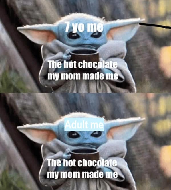 hot chocolate memes, cocoa memes, chocolate drink memes, festive hot cocoa humor, cozy memes, warm memes, snug humor, comforting image jokes
