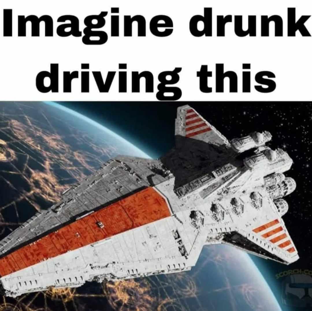 Imagine drunk driving this