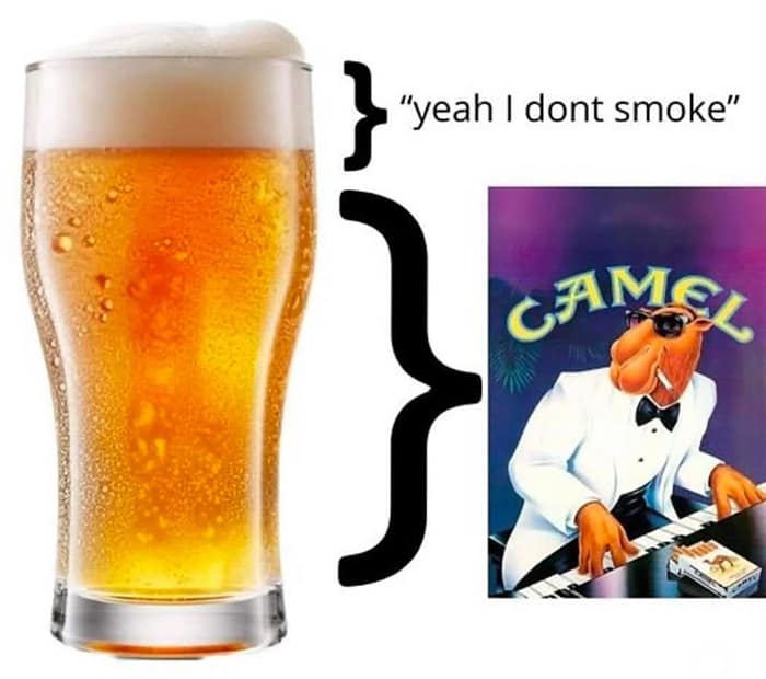 "yeah I dont smoke" LAMS