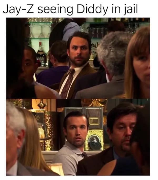 Jay-Z seeing Diddy in jail always sunny