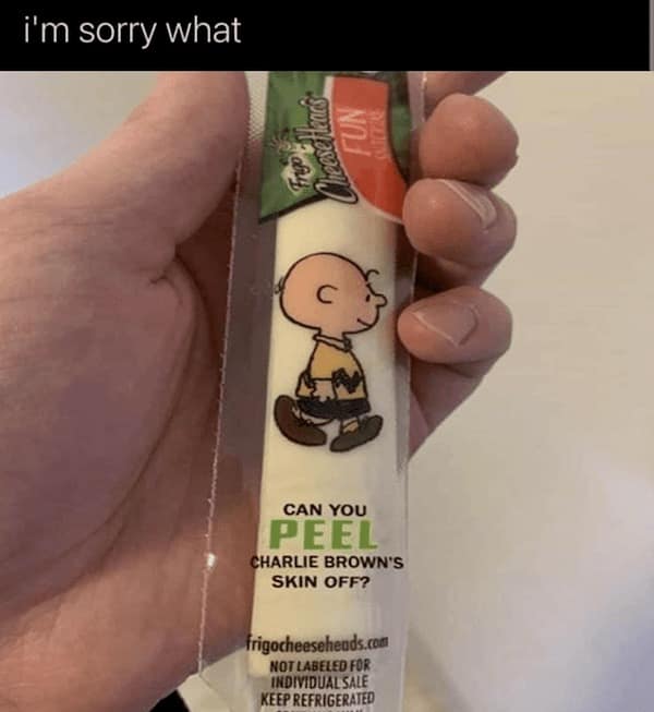 CAN YOU PEEL CHARLIE BROWN'S SKIN OFF?
