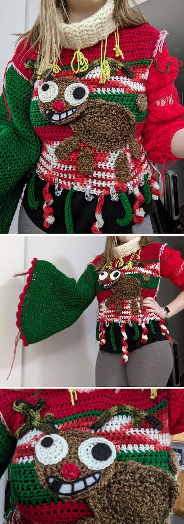 ugly christmas sweaters, Christmas fashion, humorous sweaters, creative ugly sweaters
