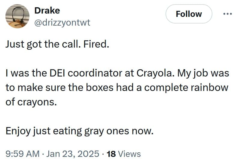 DEI Coordinator memes, just got the call. fired memes, DEI memes, diversity memes, inclusion humor, equity jokes, political satire memes, government humor, political jokes, executive order memes, Trump executive orders, Trump policy changes, presidential directives, White House decisions