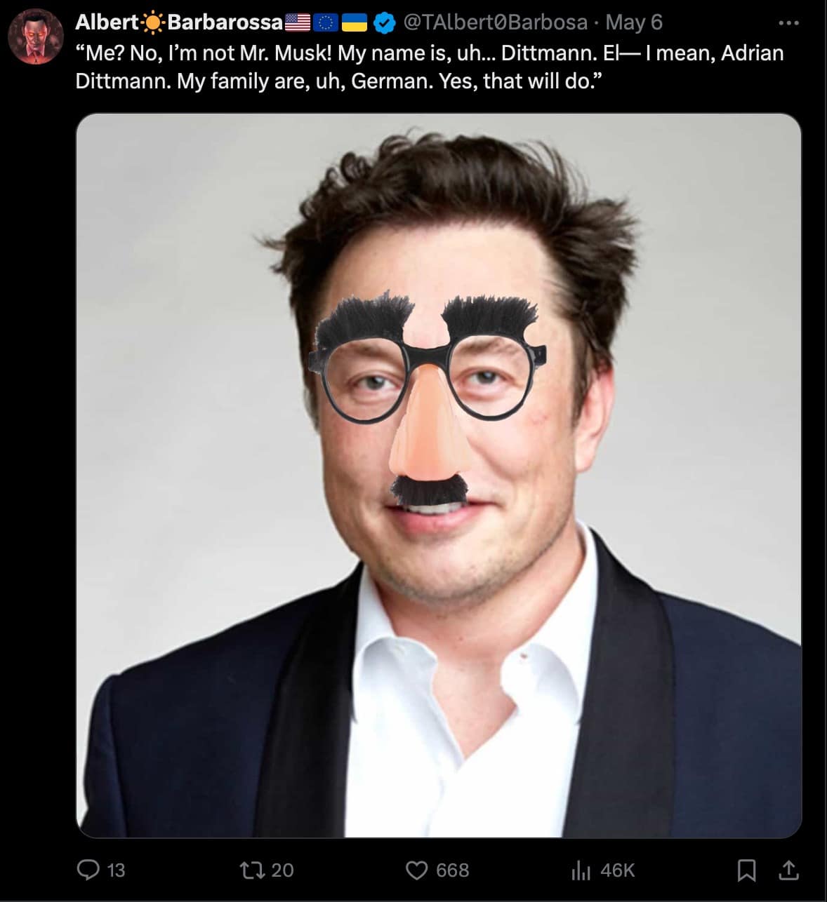 adrian dittman memes, Elon Musk burner account, Elon Musk alt account, Musk secret profile, fake Elon profile, Twitter conspiracy theories, viral rumor mill, social media speculation, online conspiracy buzz, Adrian Dittman controversy, Adrian Dittman debate, Adrian Dittman scandal, Adrian Dittman uproar