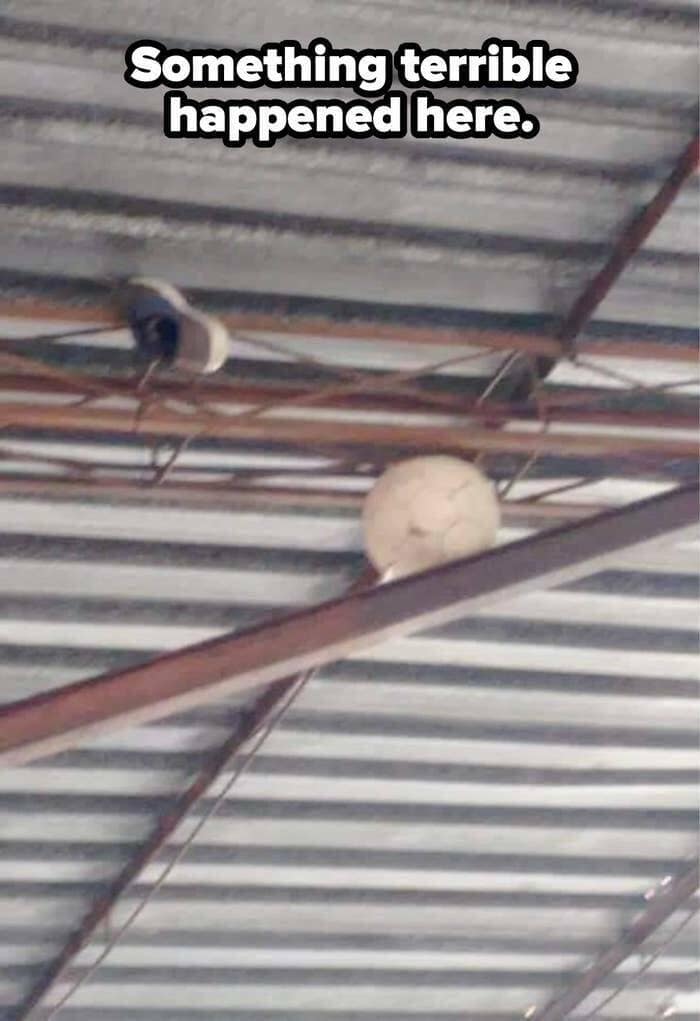 Something terrible happened here.