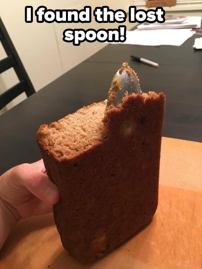 I found the lost spoon!