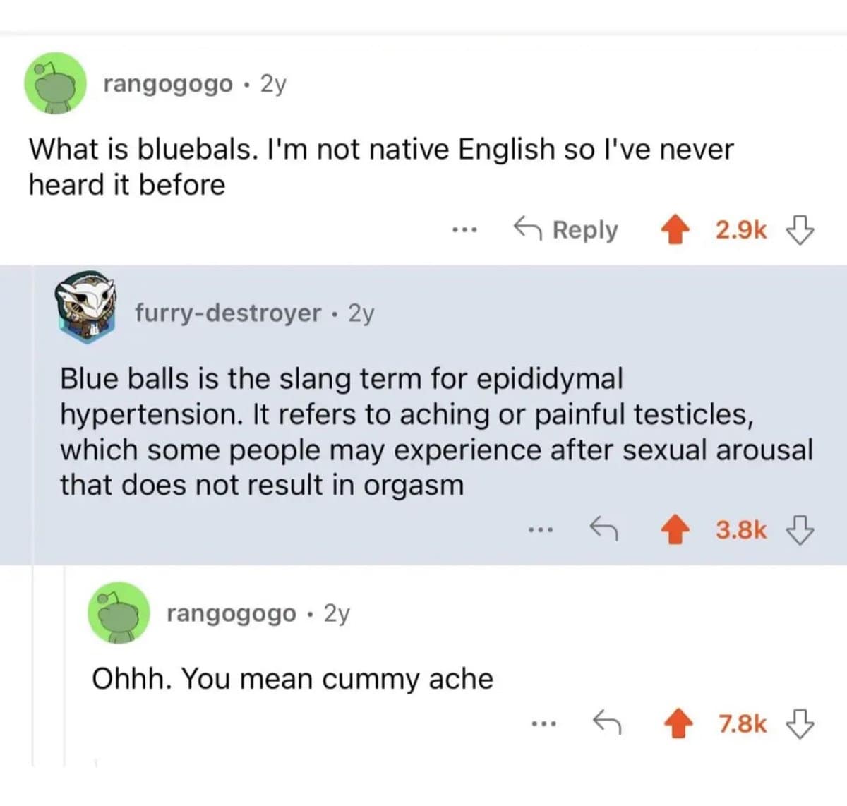 What is bluebals. I'm not native English so l've never heard it before