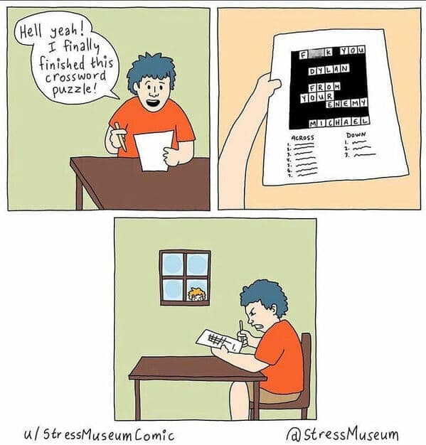 dark humor comics, stressmuseum, dark comedic panels, cartoon strip illusions, twisted comic artistry, grim comedic frames, edgy doodle jokes, comedic comics, witty panel humor, short graphic banter, twisted cartoons, offbeat drawing lines, bizarre comedic endings