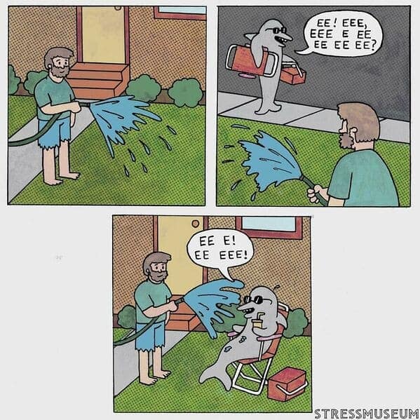 dark humor comics, stressmuseum, dark comedic panels, cartoon strip illusions, twisted comic artistry, grim comedic frames, edgy doodle jokes, comedic comics, witty panel humor, short graphic banter, twisted cartoons, offbeat drawing lines, bizarre comedic endings