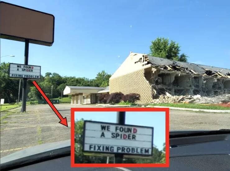 WE FOUND A SPIDER FIXING PROBLEM