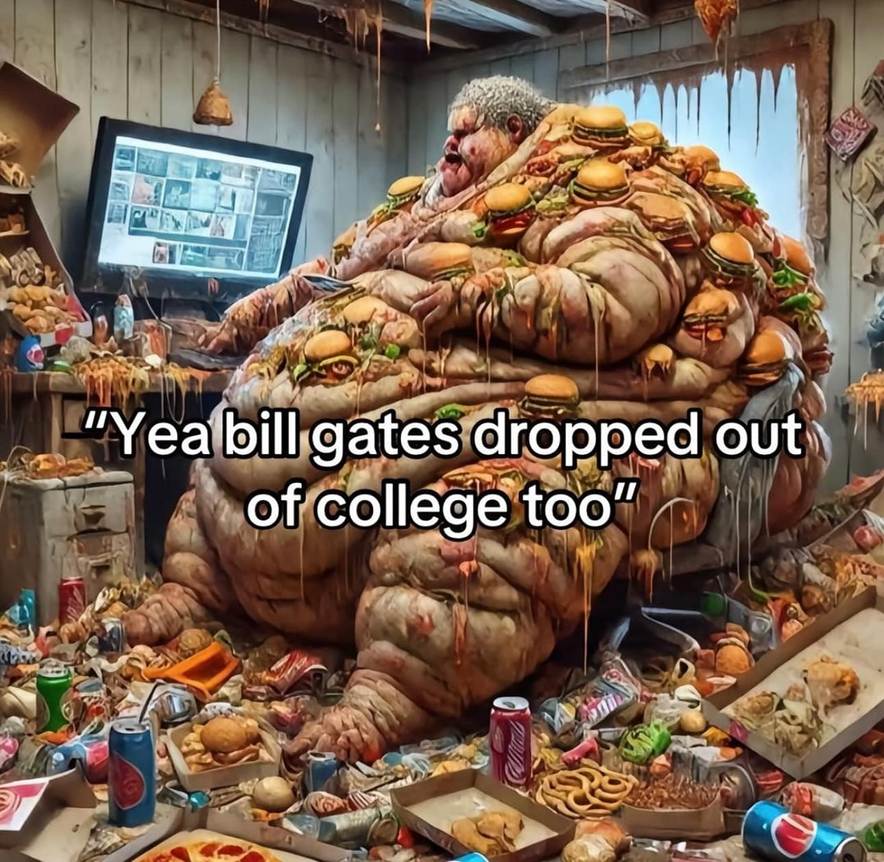 "Yea bill gates dropped out of college too"