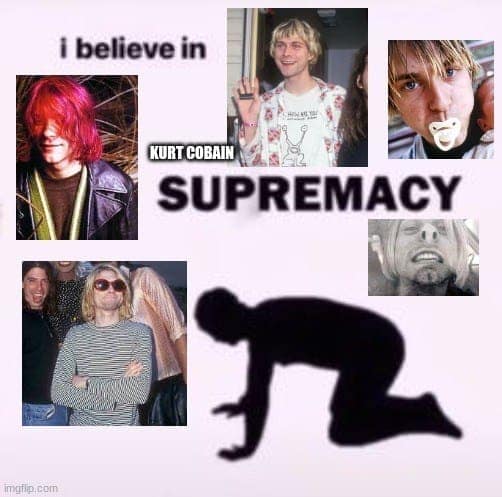 nirvana memes, nirvana humor, nirvana joke images, nirvana band memes, 90s rock memes, alternative music jokes, nineties rock humor, alt-rock comedic references, kurt cobain memes, kurt jokes, cobain images, iconic frontman humor