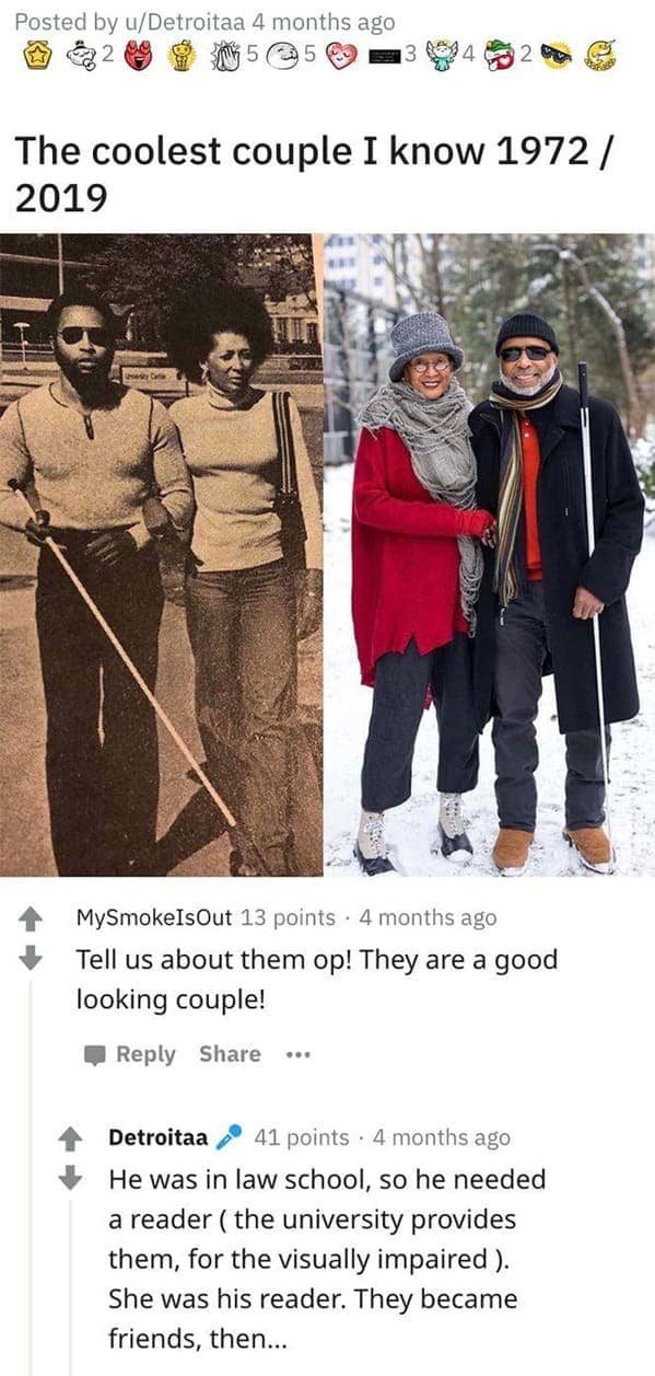 The coolest couple I know 1972 / 2019