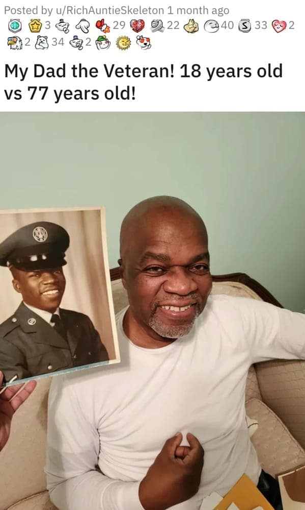 My Dad the Veteran! 18 years old vs 77 years old!