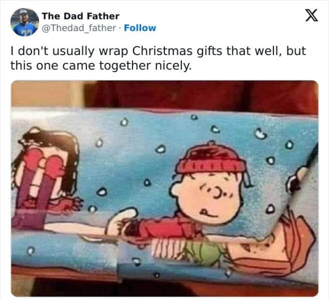 I don't usually wrap Christmas gifts that well, but this one came together nicely.