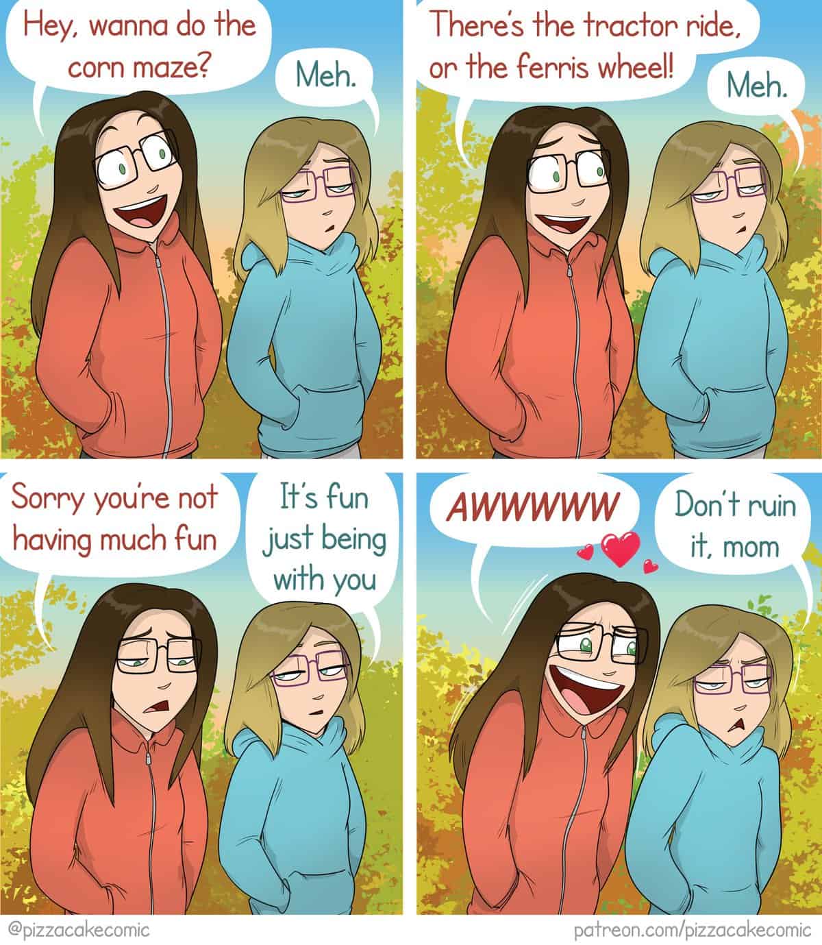 pizza cake webcomics, webcomics, funny online web cartoons, comedic panel series, short doodle strips, cartoon slice humor, cartoon strips, minimal comedic drawings, short panel illusions, webtoon humor, online comedic frames, net-based comic sketches, digital comics, e-comic sarcasm, net cartoon anecdotes