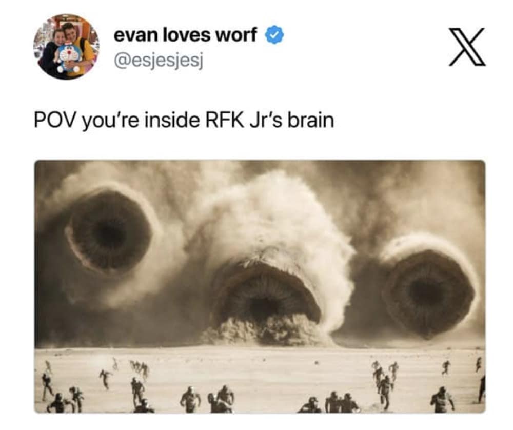 RFK jr meme, rfk jr memes, Robert F. Kennedy Jr meme, HHS memes, vaccine memes, political memes, conspiracy theory memes, public health memes, leadership memes, internet roast memes