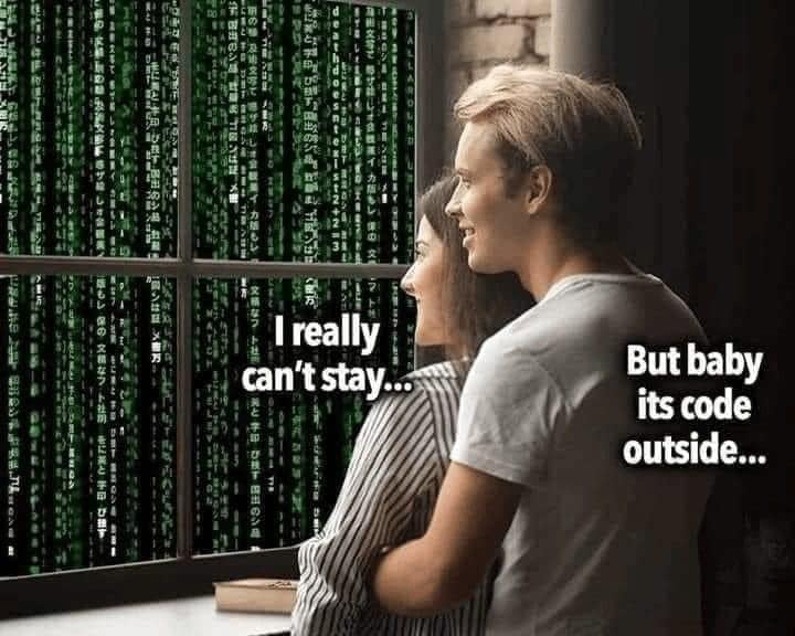 I really can't stay... But baby its code outside...