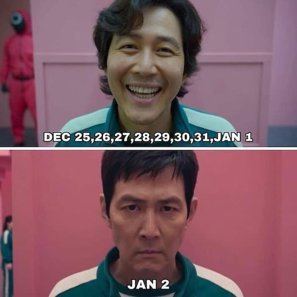 squid game meme, squid games memes, squid game meme, squid games memes, survival drama memes, lethal game comedic bits, K-battle comedic illusions, squid games season 2, squid game season 2, squid games meme