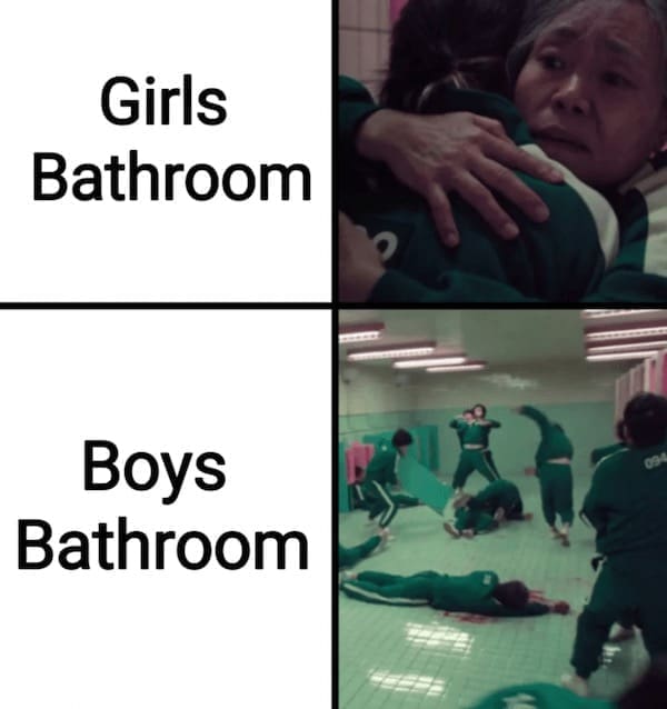 squid game meme, squid games memes, squid game meme, squid games memes, survival drama memes, lethal game comedic bits, K-battle comedic illusions, squid games season 2, squid game season 2, squid games meme