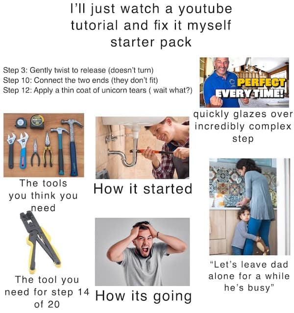 starter pack meme, starter packs, funny starter packs, start pack memes, starter pack humor