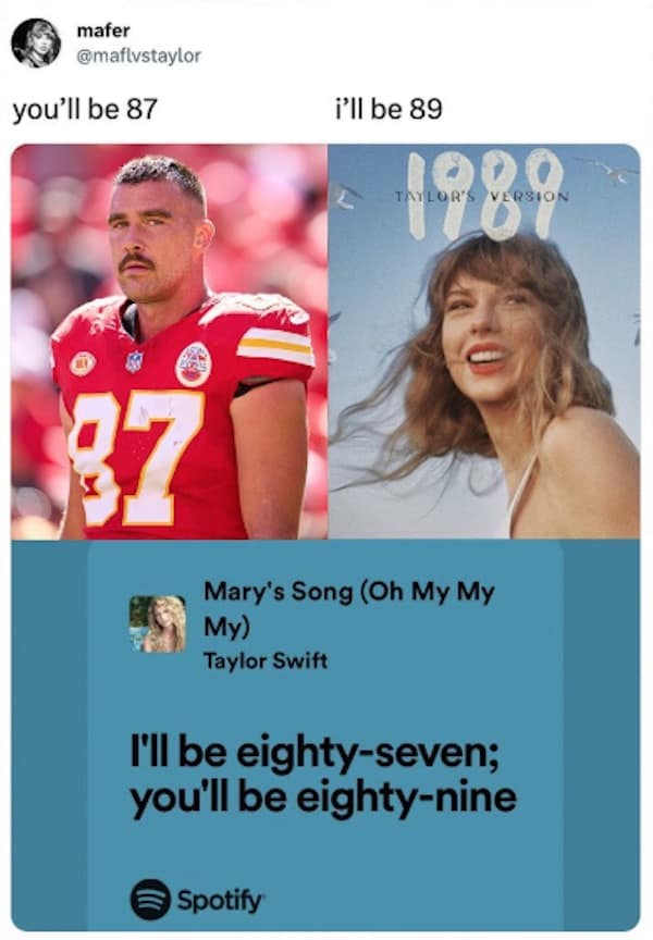 taylor swift travis kelce memes, Taylor swift memes, travis kelce memes, Swift-Kelce humor, celebrity couple jokes, pop culture memes, Super Bowl memes, NFL humor, celebrity relationship jokes, football memes, sports humor, famous couple memes