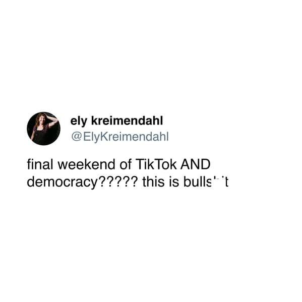 tiktok ban tweets, tiktok ban memes, TikTok ban news, TikTok shutdown updates, TikTok blocked in US, TikTok legal issues, TikTok alternative apps (apps like TikTok, TikTok replacements, best short video apps, social media trends, viral internet reactions, trending social media topics, online buzz