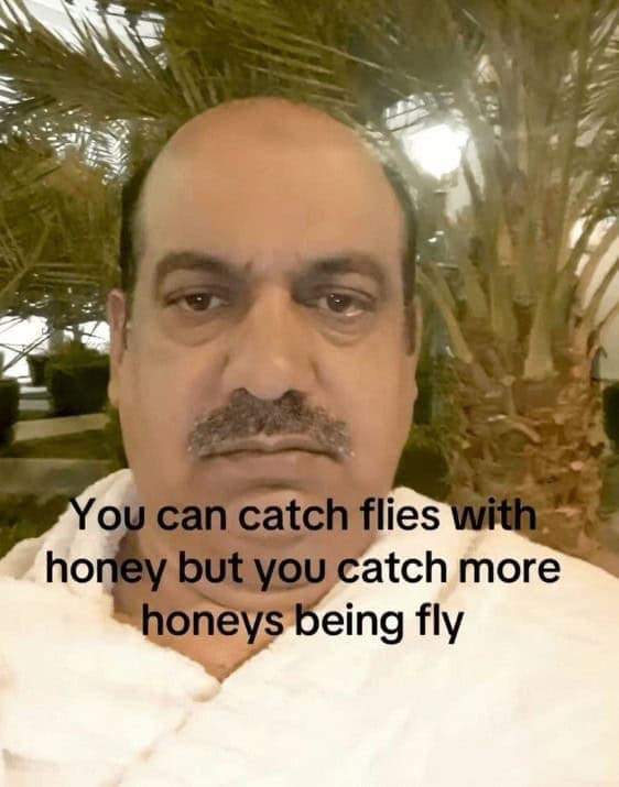 You can catch flies with honey but you catch more honeys being fly
