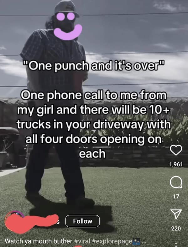 we've got a badass, we've got a badass over here, faux tough moments, badass wannabe, false bravado, tough guy memes, macho jokes, brawny humor, alpha comedic images, fake tough images, phony intimidation, pretend intimidation, staged aggression