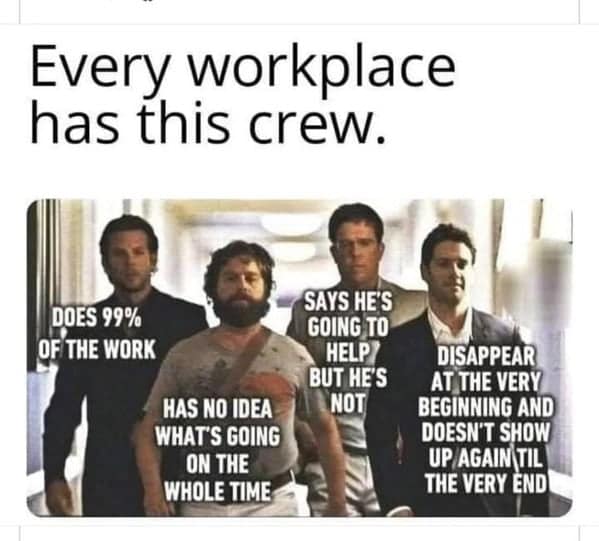 work memes, employment memes, office memes, employment humor, workplace jokes, job memes, career jokes, professional laugh bits, job-life humor, coworker memes, colleague jokes, desk partner humor, shared workspace laughs, office humor, cubicle funnies, corporate comedic relief, meeting sarcasm