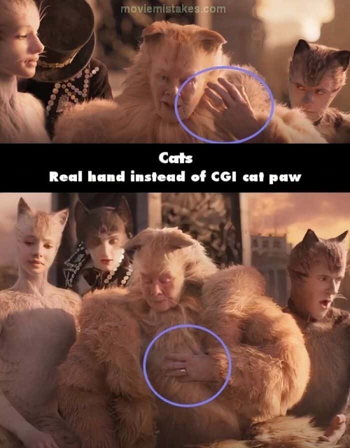 Carts Real hand inslead of CGI cal paw