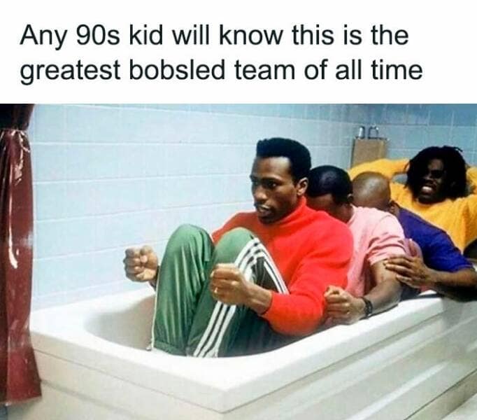 Any 90s kid will know this is the greatest bobsled team of all time