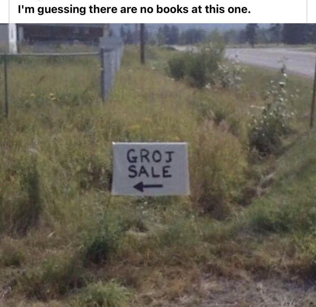 I'm guessing there are no books at this one.