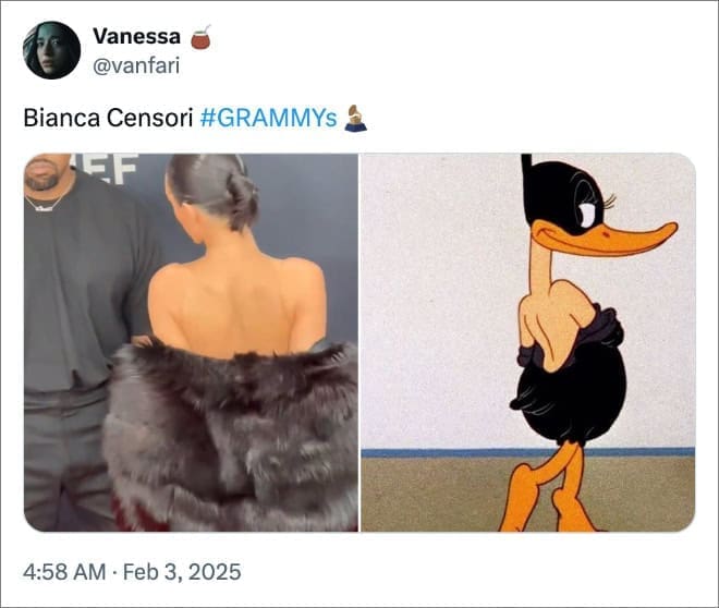 bianca censori memes, Bianca Censori outfit, Bianca Censori dress, Bianca Censori fashion, Bianca Censori style, Kanye West Grammys, Kanye West red carpet, Kanye West controversy, Kanye West news, celebrity meme reactions, viral celebrity memes, Grammys meme moments, celebrity fashion memes