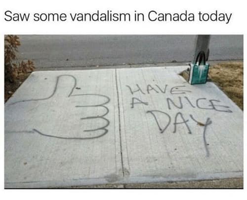 Canadian humor, Great White North memes, maple syrup jokes, hockey memes, Canadian weather, poutine humor, polite apologies, winter jokes, Canadian pride