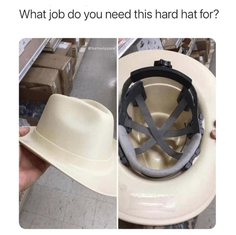 What job do you need this hard hat for? @Yee YecApparel
