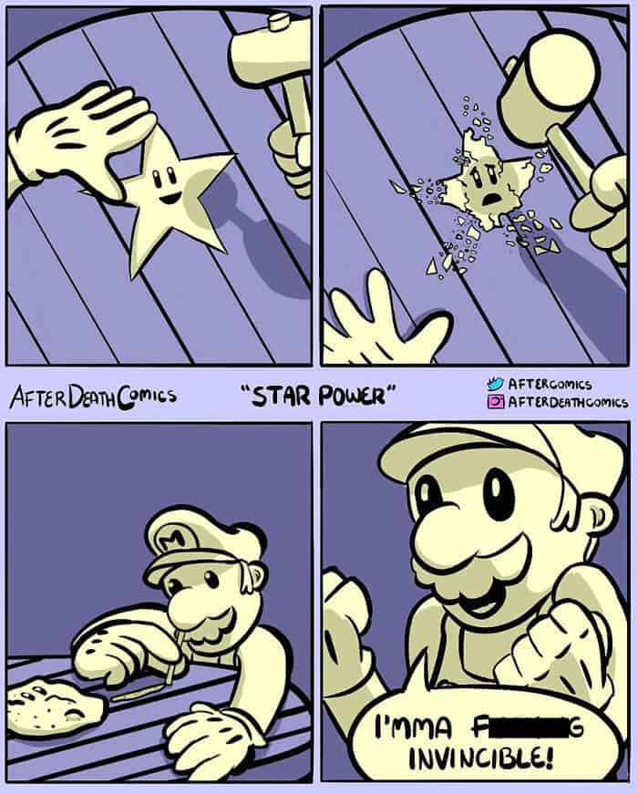 dark humor comics, after death comics, funny web comics, grim panels, eerie illustrations, spooky jokes, grim cartoons, spooky doodles, haunting drawings, ghostly lines, twisted humor, dark comedic style, ominous wisecracks, shadowy quips, morbid jokes, taboo laughs, gloomy punchlines, macabre banter