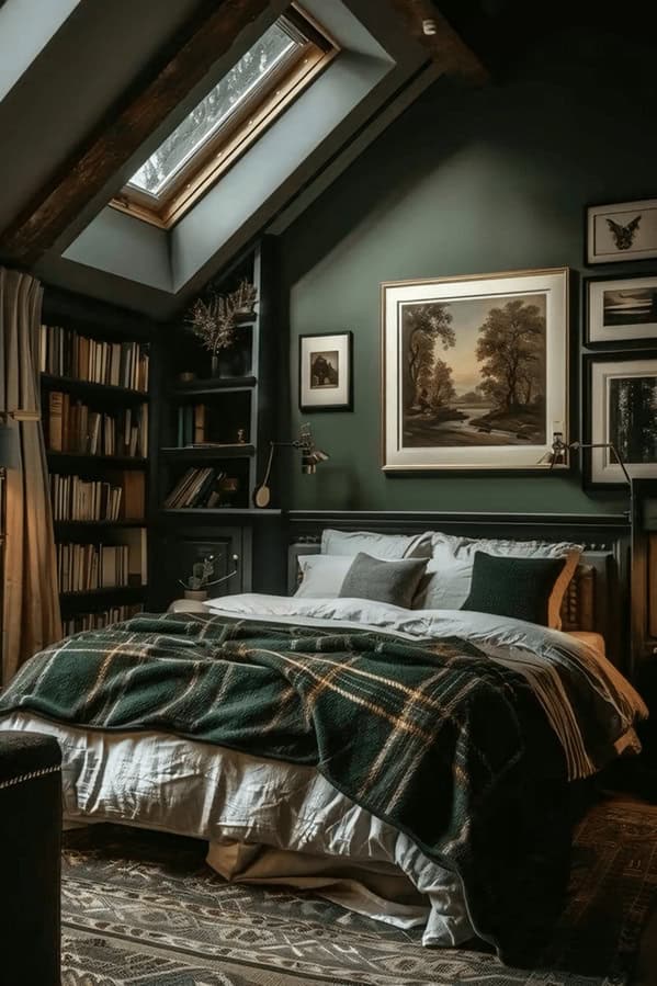 dark green aesthetic, deep emerald style, forest-toned vibe, lush interior mood, room makeovers, home revamp, space transformation, residential refresh