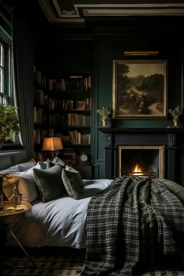 dark green aesthetic, deep emerald style, forest-toned vibe, lush interior mood, room makeovers, home revamp, space transformation, residential refresh