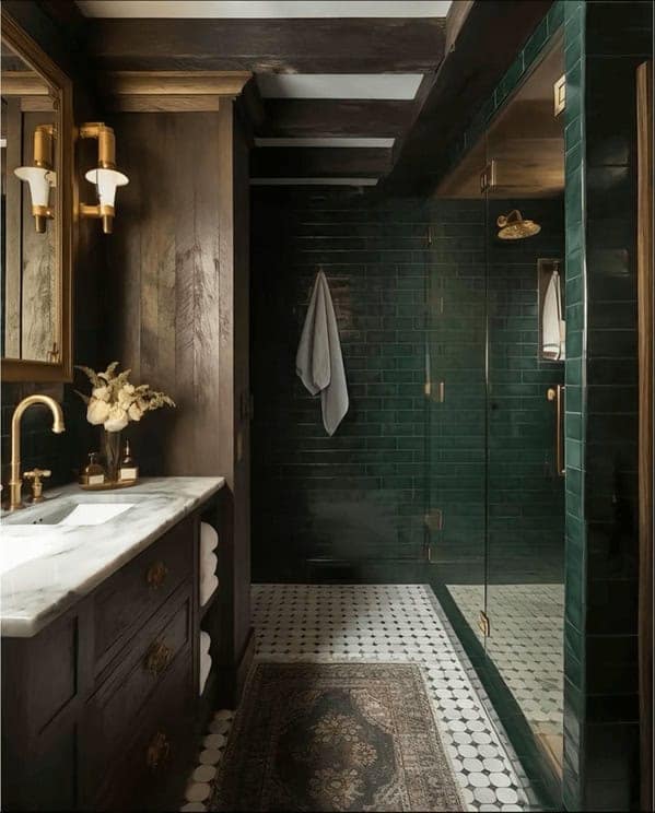 dark green aesthetic, deep emerald style, forest-toned vibe, lush interior mood, room makeovers, home revamp, space transformation, residential refresh