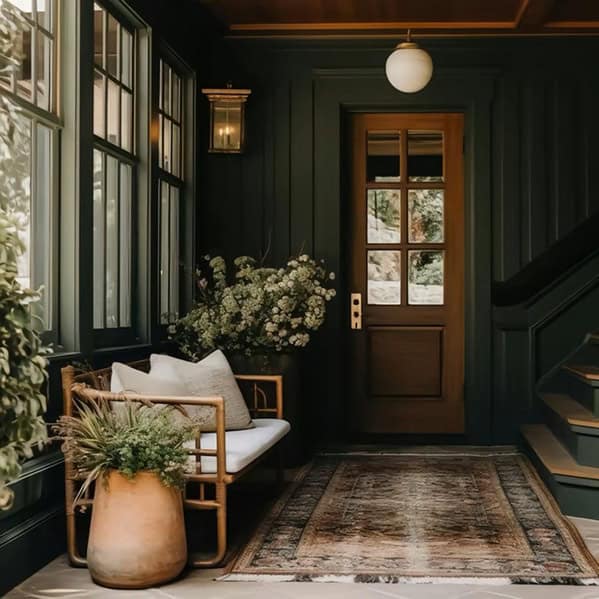 dark green aesthetic, deep emerald style, forest-toned vibe, lush interior mood, room makeovers, home revamp, space transformation, residential refresh