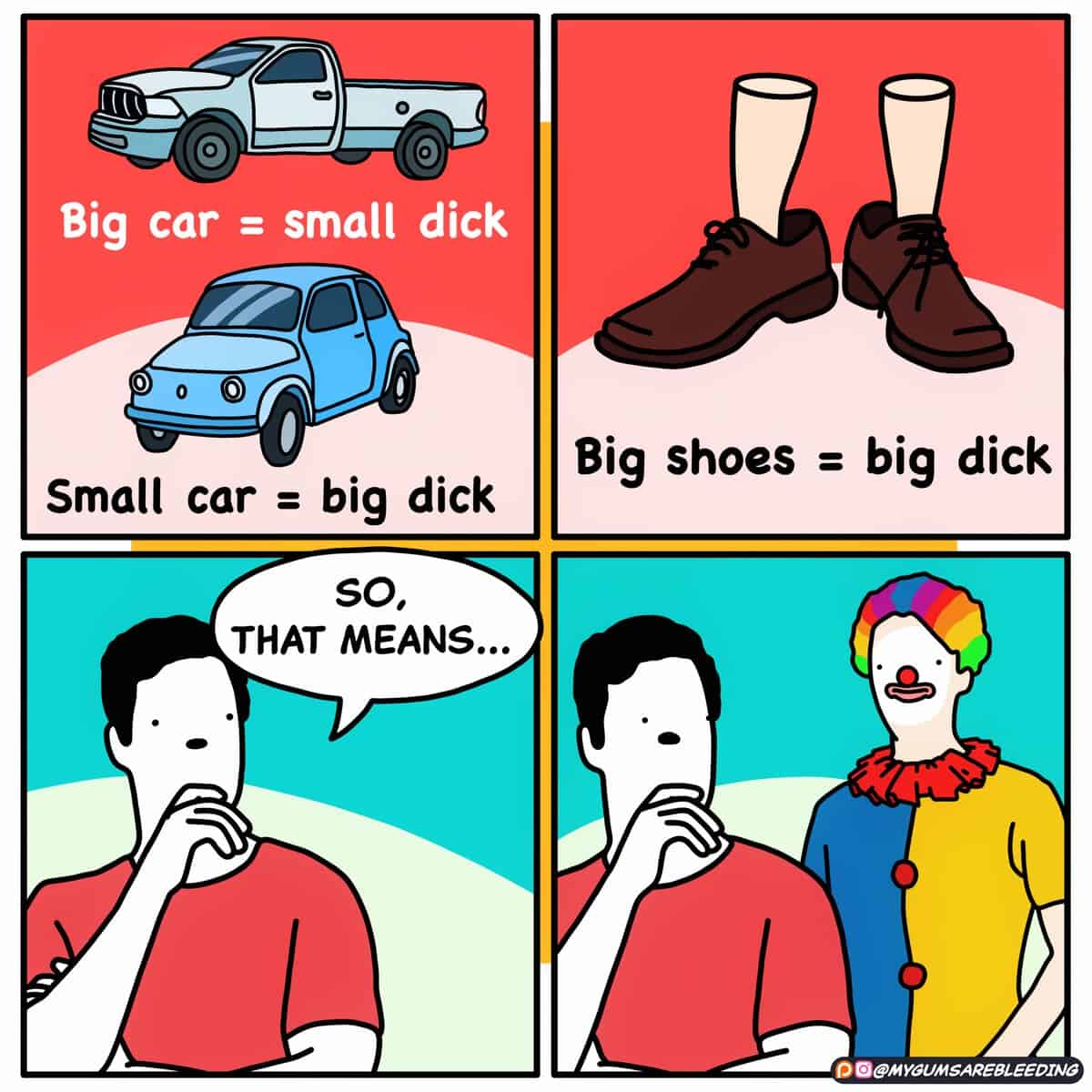 dark humor comics, mygumsarebleeding, funny web comics, bleak humor, twisted comics, existential humor, absurd jokes, adulting struggles, modern life comics, bleak humor, twisted humor
