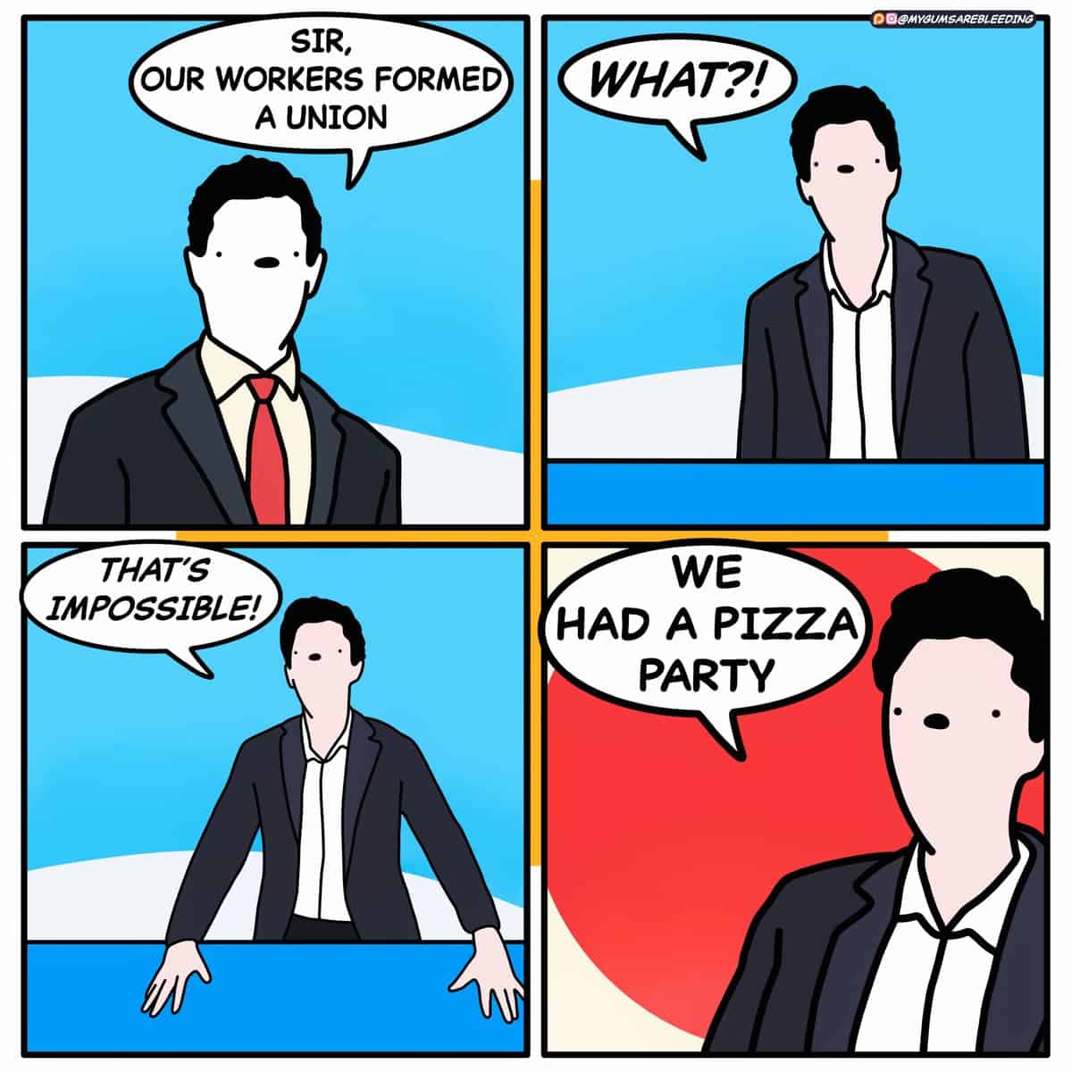 dark humor comics, mygumsarebleeding, funny web comics, bleak humor, twisted comics, existential humor, absurd jokes, adulting struggles, modern life comics, bleak humor, twisted humor