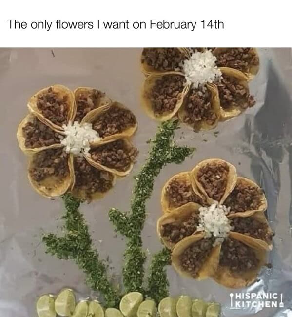 The only flowers I want on February 14th